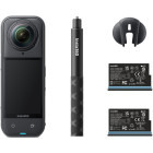 Camera video actiune Insta360 X5 Midnight Black Starter Bundle