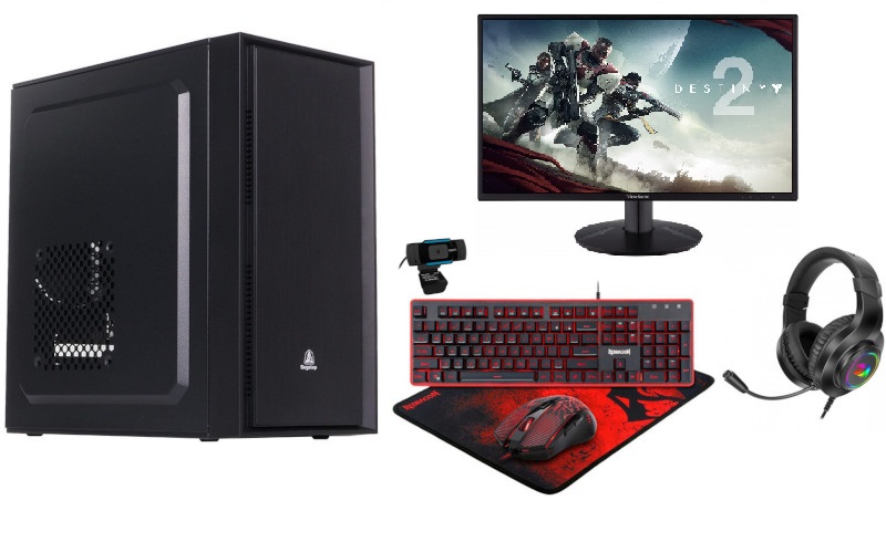 PC Complet Home Office Expert D335 AMD Ryzen 5 3350G (include PC, Monitor, Mouse, Tastatura, Casti cu Microfon si Camera WEB)