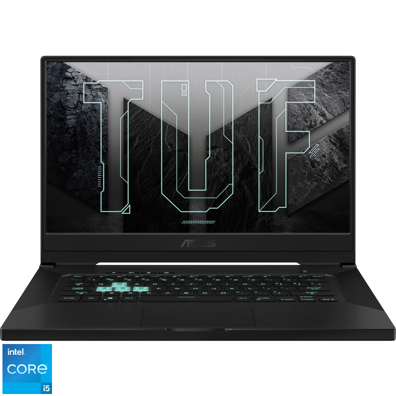 Laptop ASUS Gaming 15.6” TUF Dash F15 FX516PE, FHD 144Hz, Procesor Intel® Core™ i5-11300H (8M Cache, up to 4.40 GHz, with IPU), 16GB DDR4, 512GB SSD, GeForce RTX 3050 Ti 4GB, No OS, Eclipse Gray ASUS imagine noua idaho.ro