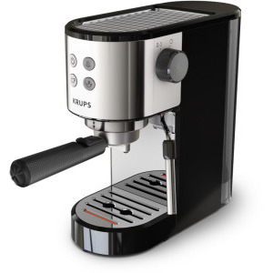 Krups manual Virtuoso Essential XP441810, 1350W, 15bar, 1L, Negru/Argintiu