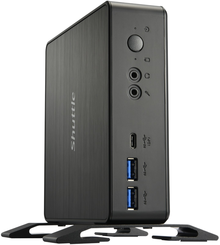 Mini PC Shuttle NC40U5, Procesor Intel Core™ i5-1235U 4.4GHz Alder Lake, no RAM, no Storage, Iris Xe Graphics, HDMI, no OS