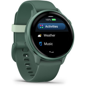 Garmin Vivoactive 6, GPS 42mm Green, curea Jaspers Green