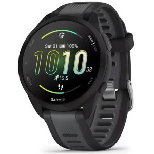 Garmin Forerunner 165 Music, GPS/Wi-Fi, Black curea Silicon Slate Grey