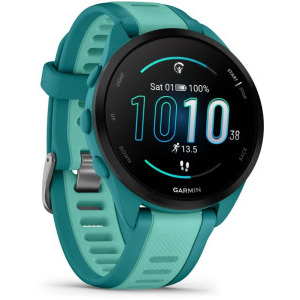 Garmin Forerunner 165 Music, GPS/Wi-Fi, Turquoise curea Silicon Aqua