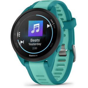 Garmin Forerunner 165 Music, GPS/Wi-Fi, Turquoise curea Silicon Aqua