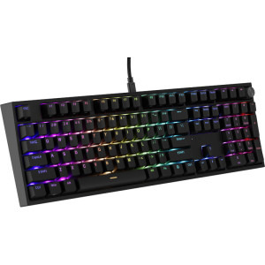 Genesis THOR 404 RGB Gateron Yellow Pro Switch Mecanica Black