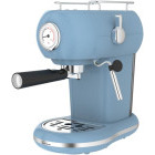 Espressor de cafea Fram manual FEM-D15RBL, 1100W, 15bar, 1.2L, Albastru