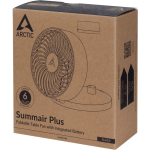 ARCTIC AC Ventilator de birou Summair Plus 2800 mAh 25h Black