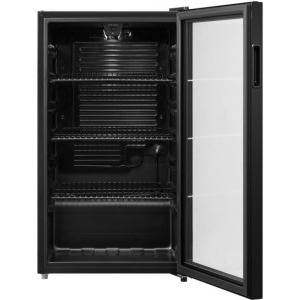Heinner Racitor bauturi HBC-M93BKE, 93 L, Clasa E, Control mecanic, Iluminare LED, 84 cm, Negru