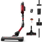 Aspirator Rowenta X-Force Flex 9.60 Allergy RH2099WO, vertical, 250W, 0.44L, Negru/Rosu