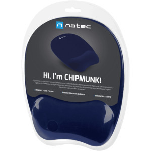Natec Chipmunk Memory Foam Filling Navy Blue