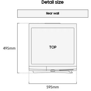Samsung WW70FG3M05AWLF, Slim, 7 kg, 1400 RPM, Clasa A, Digital Inverter, Hygiene Steam, Alb