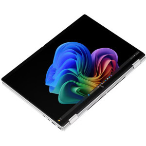 HP 16'' OmniBook X FlipNGAI 16-as0023nn, 1920 x 1200 IPS Touch, Procesor Intel® Core™ Ultra 7 256V (12M Cache, up to 4.80 GHz), 16GB LPDDR5X, 1TB SSD, Intel Arc 140V, Win 11 Home, Glacier Silver