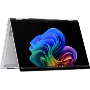HP 16'' OmniBook X FlipNGAI 16-as0023nn, 1920 x 1200 IPS Touch, Procesor Intel® Core™ Ultra 7 256V (12M Cache, up to 4.80 GHz), 16GB LPDDR5X, 1TB SSD, Intel Arc 140V, Win 11 Home, Glacier Silver