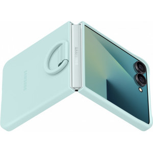 Samsung Protectie pentru spate Silicone Ring Mint pentru Galaxy Z Flip7
