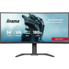 Monitor LED IIyama Gaming Red Eagle G-MASTER GCB3484WQSU-B1 Curbat 34 inch UWQHD VA 0.4 ms 180 Hz HDR FreeSync Premium