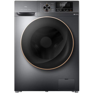 Masina de spalat rufe TCL FP1012SA0, 10 kg, 1200 RPM, Clasa A, Inverter, Steam Wash, Quick Wash, Drum Clean, Honeycomb Drum, Argintiu