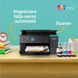 Epson EcoTank L4360, InkJet CISS, Color, Format A4, Duplex, Wi-Fi