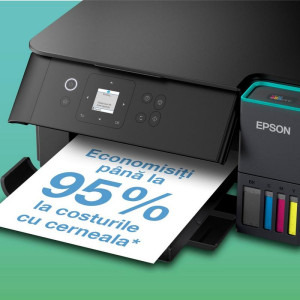 Epson EcoTank L4360, InkJet CISS, Color, Format A4, Duplex, Wi-Fi