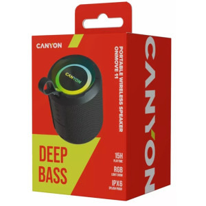 Canyon Boxa portabila OnMove 11 IPX6 TWS RGB Black