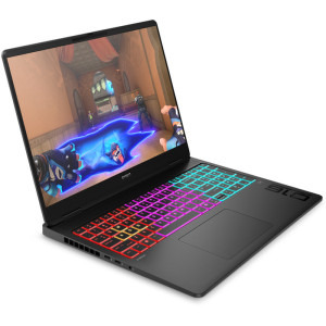 HP Gaming 16'' OMEN MAX 16-ak0083nn, 1920 x 1200 IPS 60-165Hz, Procesor AMD Ryzen™ AI 9 HX 375 (24M Cache, up to 5.1 GHz), 32GB DDR5, 1TB SSD, GeForce RTX 5060 8GB, Free DOS, Shadow Black