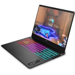 HP Gaming 16'' OMEN MAX 16-ak0083nn, 1920 x 1200 IPS 60-165Hz, Procesor AMD Ryzen™ AI 9 HX 375 (24M Cache, up to 5.1 GHz), 32GB DDR5, 1TB SSD, GeForce RTX 5060 8GB, Free DOS, Shadow Black