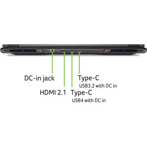 Acer Gaming 18'' Nitro 18 AI AN18-61, WQXGA IPS 165, Procesor AMD Ryzen™ Al 7 350 (16M Cache, up to 5.0 GHz), 32GB DDR5, 1TB SSD, GeForce RTX 5070 Ti 12GB, Win 11 Home, Obsidian Black