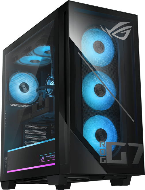 Desktop PC ASUS Gaming ROG G700 GM700TZ, Procesor AMD Ryzen 7 8700F 4.1GHz Phoenix, 32GB RAM, 2TB SSD, GeForce RTX 5070 Ti 16GB, Windows 11 Home