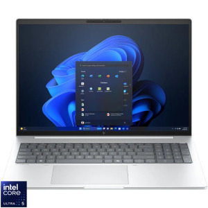 Laptop HP 16 EliteBook 8 G1i 16, WUXGA IPS, Procesor Intel® Core™ Ultra 5 228V (8M Cache, up to 4.50 GHz), 32GB LPDDR5X, 1TB SSD, Intel Arc 130V, Win 11 Pro, Glacier Silver