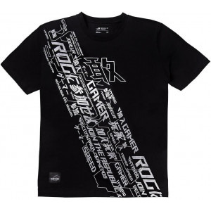 ASUS ROG Cybertext-V Black TSHIRT XXL