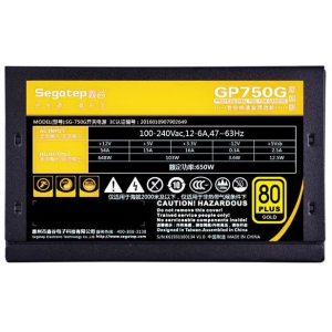 Segotep GP750G, 80+ Gold, 650W