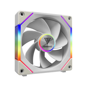 Gamdias Aeolus P2 1203 White 120mm ARGB Three Fan Pack
