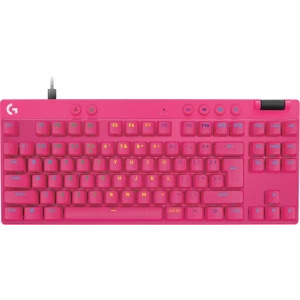 Tastatura Gaming Logitech G PRO X TKL Rapid Pink Magnetic Analog Switch Mecanica
