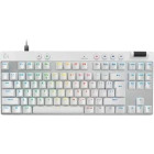Tastatura Gaming Logitech G PRO X TKL Rapid White Magnetic Analog Switch Mecanica