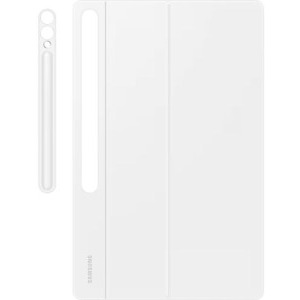 Samsung Husa de protectie tip stand Book cu tastatura White pentru Galaxy Tab S10 Ultra/Tab S9 Ultra