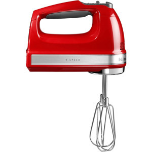 KitchenAid Mixer de mana 5KHM9212EER, 85 W, 1300rpm, 9 viteze, Rosu