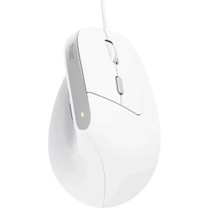 Mouse Trust Bayo II, Ergonomic, Silent click, White