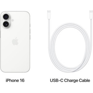 Apple iPhone 16 Plus, 128GB, 5G, White
