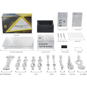 Seasonic Focus GX-750 White 2024, 80+ Gold, 750W