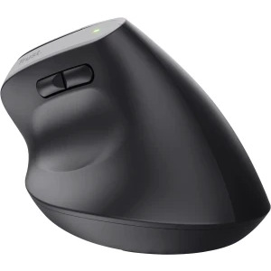 Trust Bayo+ Ergonomic, Silent click, Reincarcabil USB-C, Bluetooth + 2.4 GHz, Black