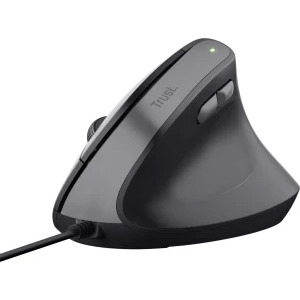 Trust Bayo II, Ergonomic, Silent click, Black