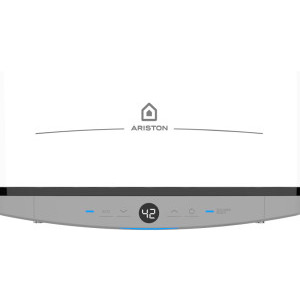 Ariston electric Velis Dune 100 EU, 1500 W, 100 L, Control electronic, Functie Eco Evo, Protectie ioni de argint, Anod de magneziu, Alb