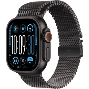 SmartWatch Apple Watch Ultra 2 v2, Cellular, 49mm Carcasa Titanium, Black/Black Titanium Milanese Loop - S