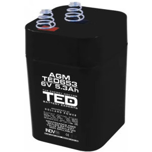 TED AGM TED653 6V 5.3A