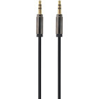 Cablu audio Gembird Jack 3.5 mm Male - Jack 3.5 mm Male, 1m, negru