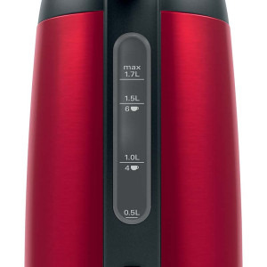 Bosch DesignLine TWK4P434, 1.7L, 2400W, Rosu-Gri