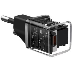 Baseus GaN5, 1x USB-C, Fast Charger 20W, Black