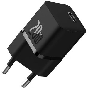 Incarcator retea Baseus GaN5, 1x USB-C, Fast Charger 20W, Black