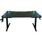 Birou Gaming Spacer SPGD-RGB-140-01 RGB Black