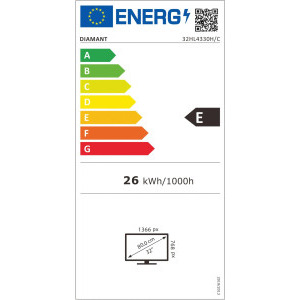 Horizon Diamant Smart TV 32HL4330H/C Seria HL4330H/C 80cm negru HD Ready